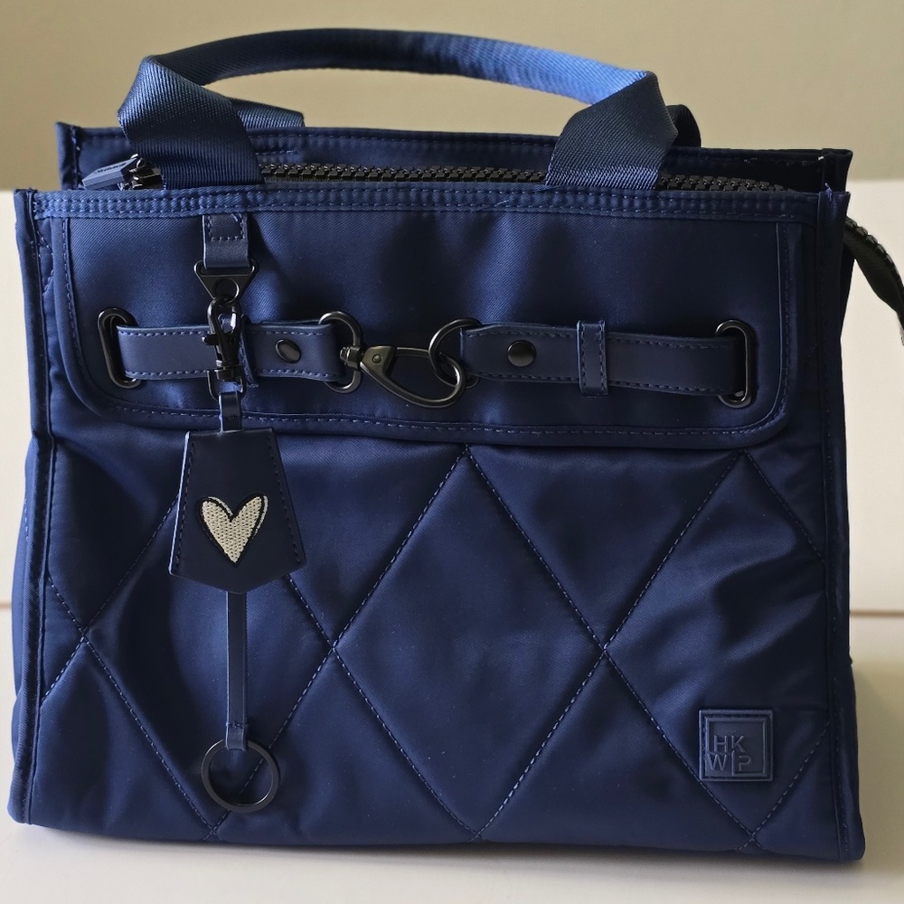 Shawn Killinger x IHKWIP The Superstar Satchelwith Multi-Straps.  Midnight Navy
